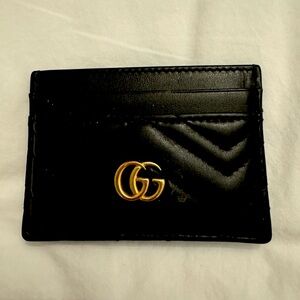Gucci GGMarmot Card Case. Black